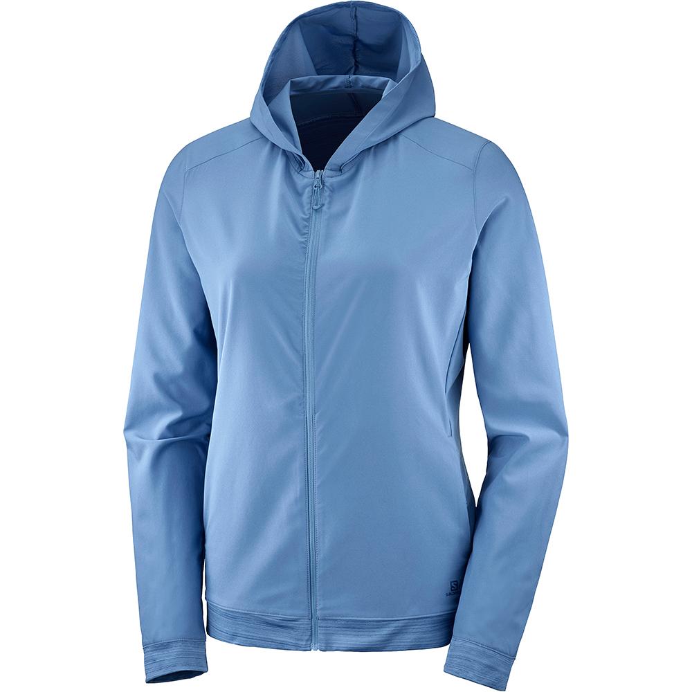 Sudadera Salomon Mujer Azules - Salomon Argentina COMET FZ W,105863-OUC